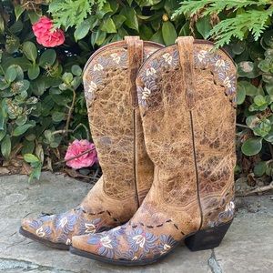 Dan Post Daisy Blue cowboy boot, size 10